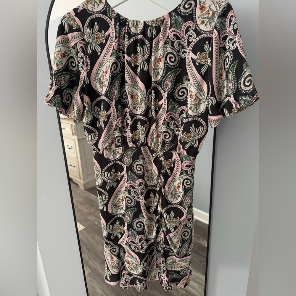 Sam Edelman pink paisley puff sleeve mini new with tags